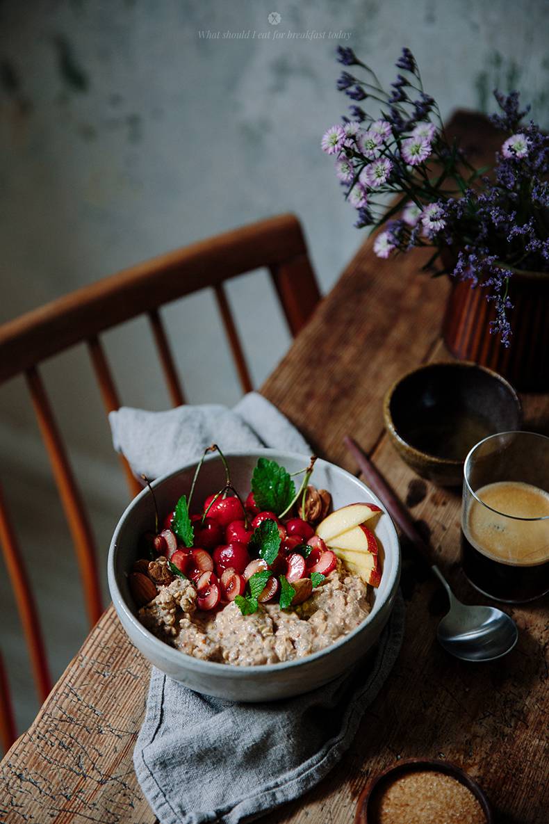Overnight cherry oats