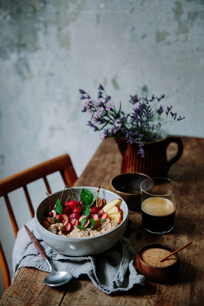 Overnight cherry oats