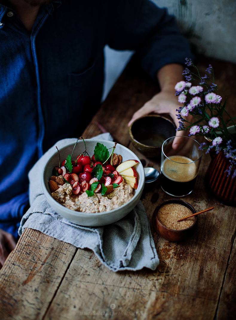 Overnight cherry oats