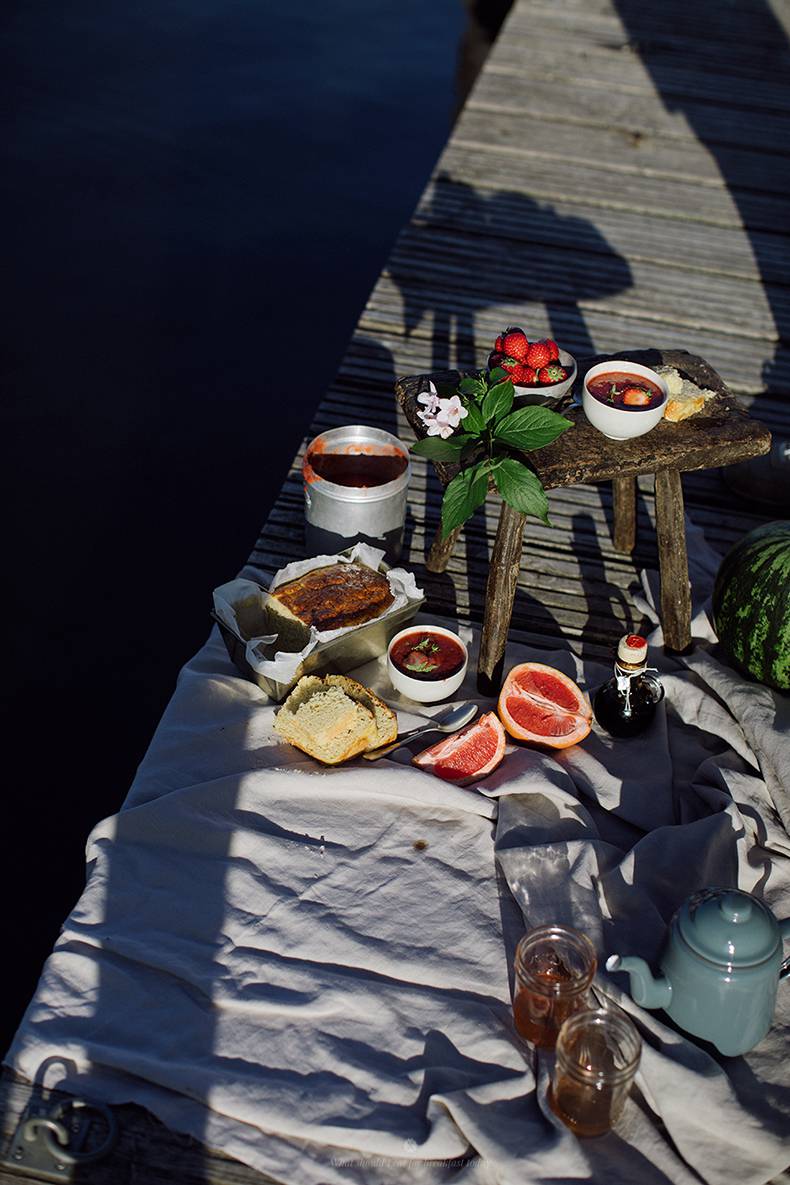 Strawberry gazpacho
